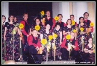Grupa "Celebrant Singers" po koncercie w Garwolinie. [fot. tm]