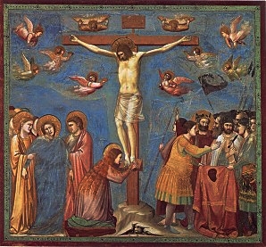 Giotto "Ukrzy�owanie", kaplica Scrovegni, Padwa, ok. 1306-1309.